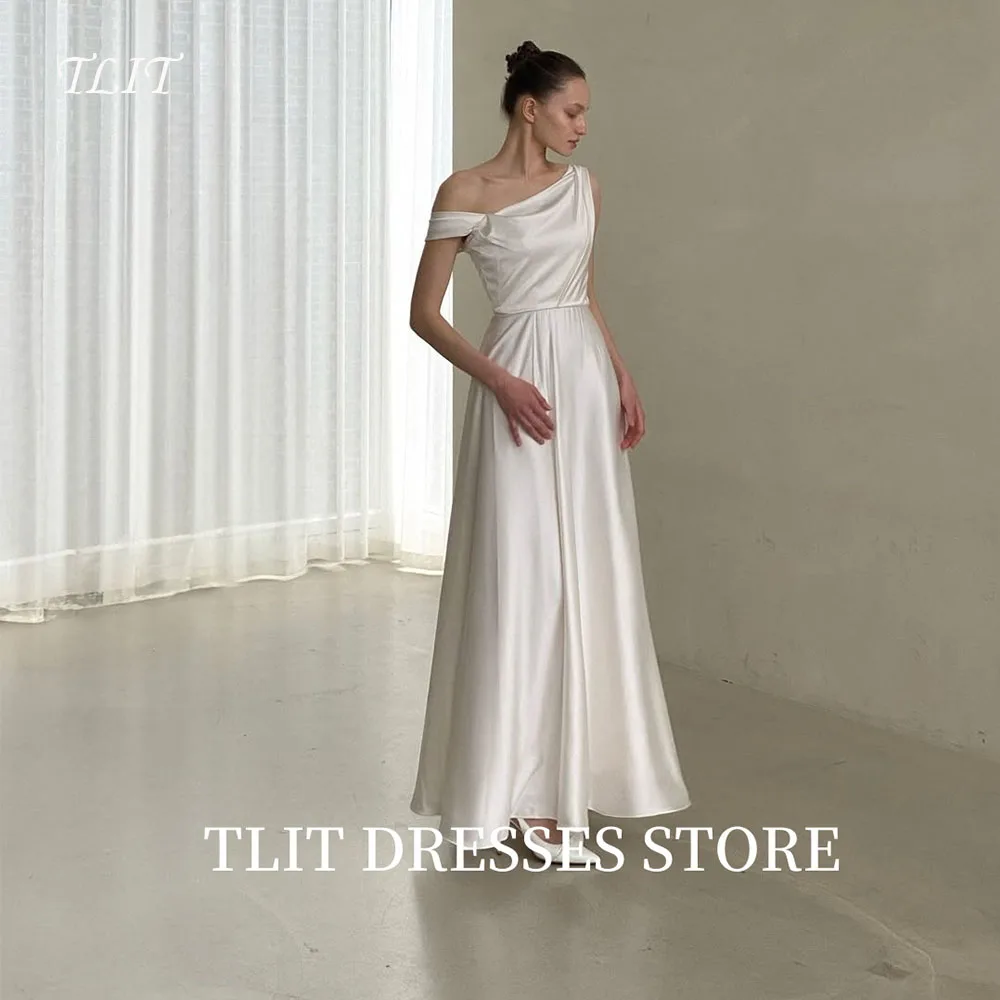 TLIT Elegant Satin Evening Dresses Strapless Corset Prom Gowns Korea Wedding Dress Photos Shoot Customized Floor-Length Gowns
TLIT Elegant Satin Evening Dresses Strapless Corset Prom Gowns Korea Wedding Dress Photos Shoot Customized Floor-Length Gowns