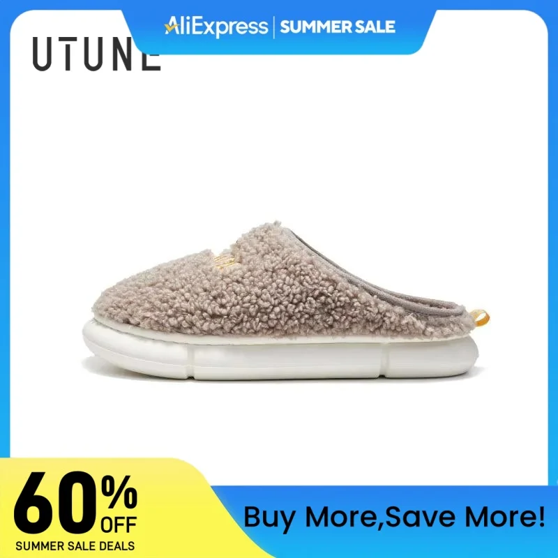 UTUNE Little Sheep Winter Slippers Warm Women Plush Indoor Shoes Men Furry Platform Slides Light Super Soft Home Flats Brown
UTUNE Little Sheep Winter Slippers Warm Women Plush Indoor Shoes Men Furry Platform Slides Light Super Soft Home Flats Brown