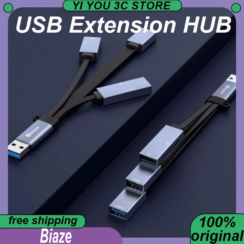 Biaze USB-удлинитель USB3.0 Разветвитель 1/3 Адаптер для USB-флеш-накопителя Клавиатура Мышь Док-станция Многопортовый адаптер 1/2 Plug-in
Biaze USB-удлинитель USB3.0 Разветвитель 1/3 Адаптер для USB-флеш-накопителя Клавиатура Мышь Док-станция Многопортовый адаптер 1/2 Plug-in