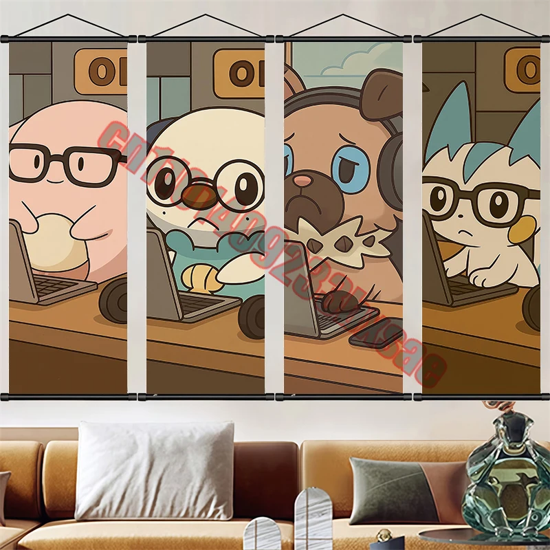 Japanese Cartoon Anime Pokemon High Quality High Definition Art Scroll Painting Suitable for Bedroom Home Wall Decoration Gifts
Japanese Cartoon Anime Pokemon High Quality High Definition Art Scroll Painting Suitable for Bedroom Home Wall Decoration Gifts
