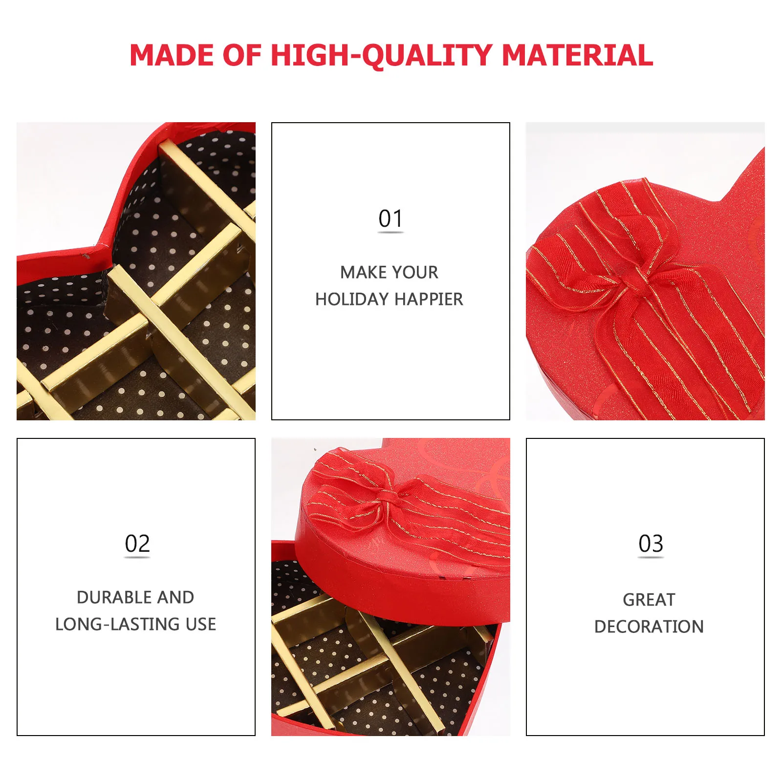 4 pcs Heart Shaped Chocolate Valentine Mother Day Gift Container Storage Box Romantic Paper Box Small Items Holder
4 pcs Heart Shaped Chocolate Valentine Mother Day Gift Container Storage Box Romantic Paper Box Small Items Holder