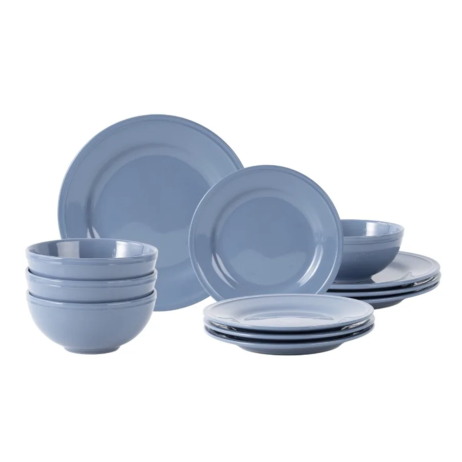 Darby 12-Piece Stoneware Dinnerware Set Blue
Darby 12-Piece Stoneware Dinnerware Set Blue