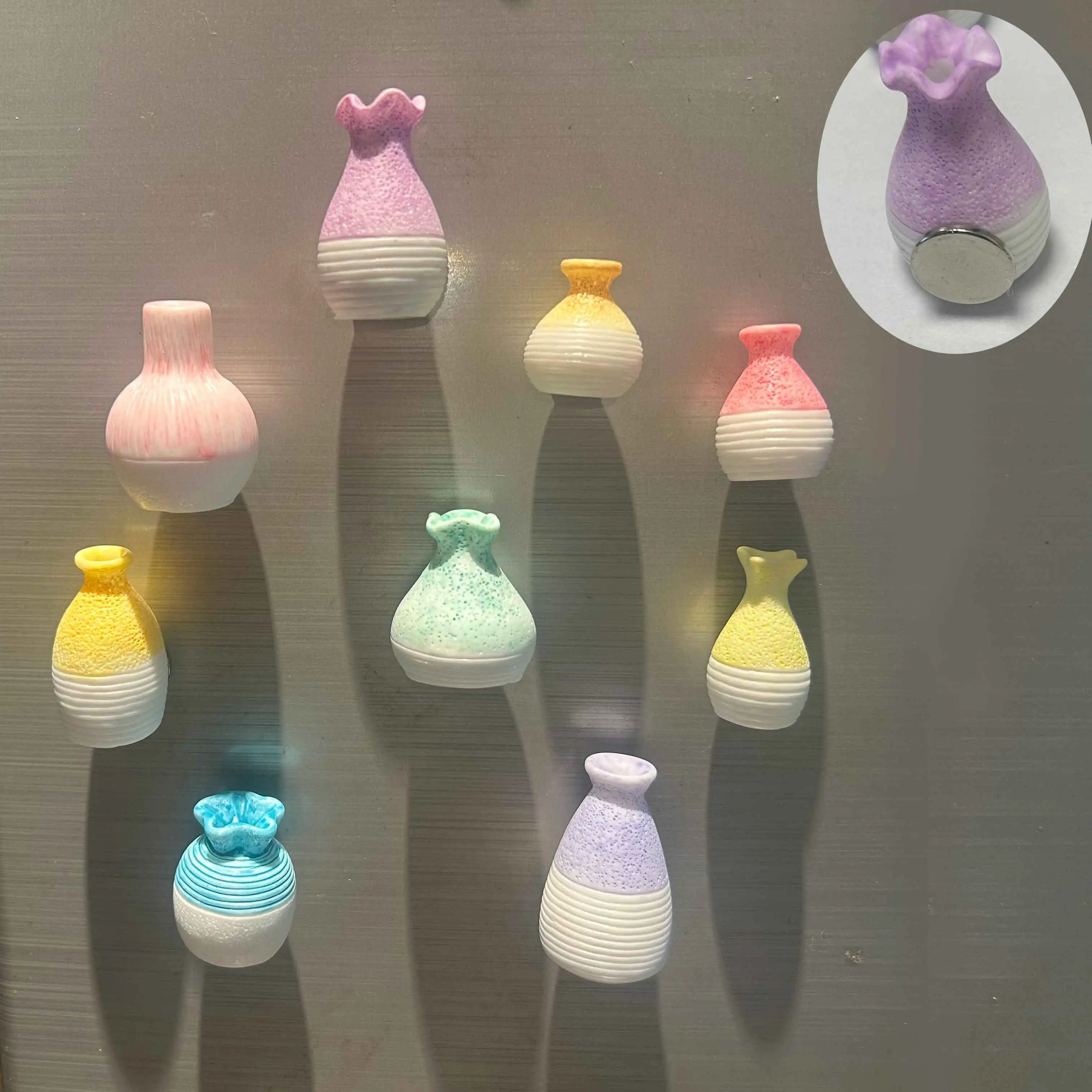 9PCS DIY Fridge Magnets Mini Vase Faux Creative Vase Craft Magnets Home Decor Whiteboard Photo Message Board Home
9PCS DIY Fridge Magnets Mini Vase Faux Creative Vase Craft Magnets Home Decor Whiteboard Photo Message Board Home