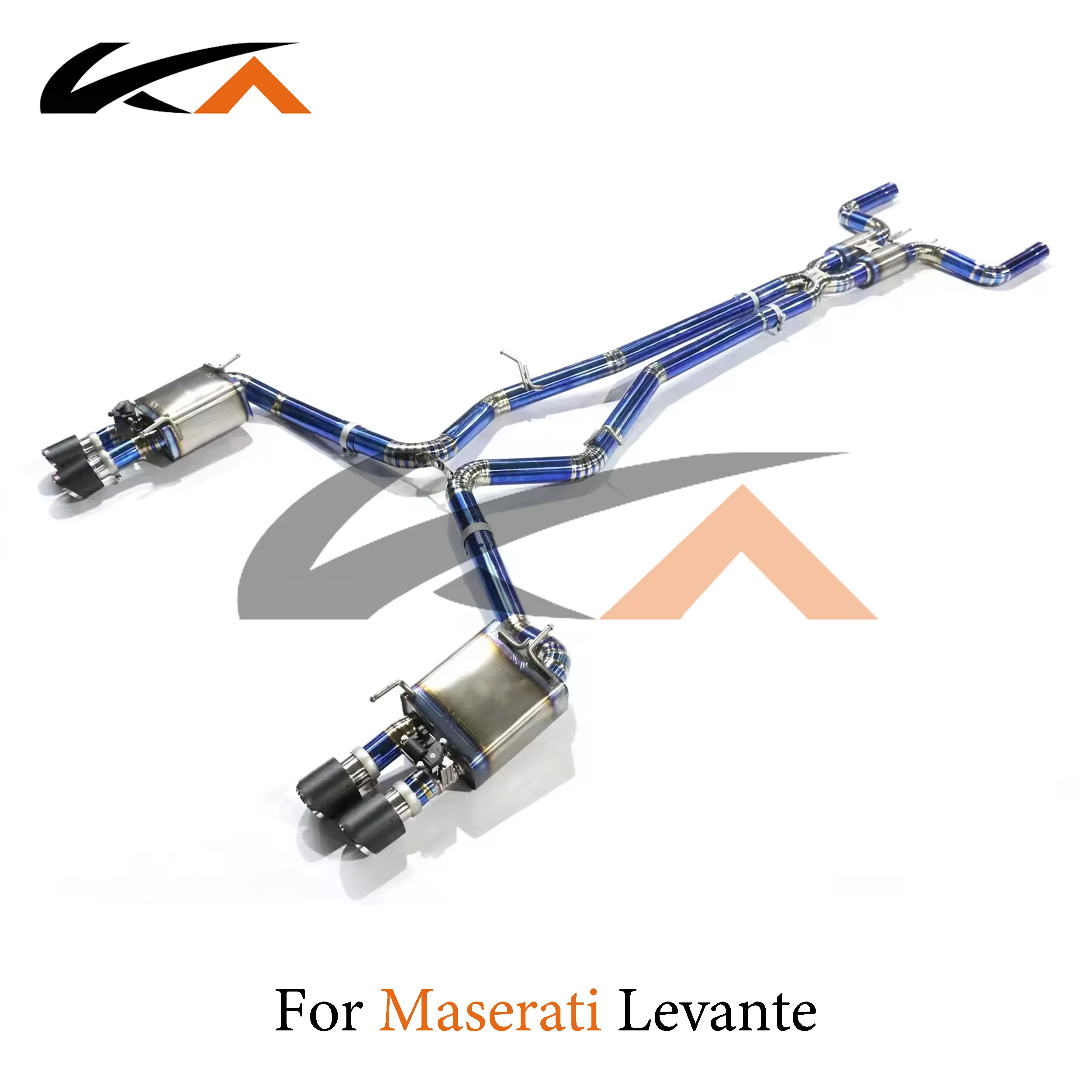 KA Tuning exhaust system titanium catback for Maserati Levante rear section with muffler valve
KA Tuning exhaust system titanium catback for Maserati Levante rear section with muffler valve
