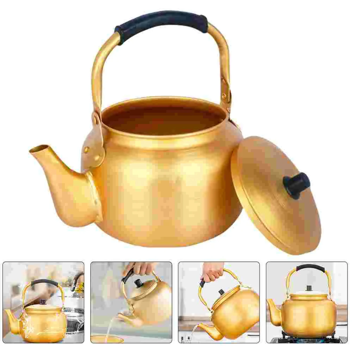 Luxurious Luxshiny Korean Household Aluminium Kettle Pot for Serving Tea and Rice Wine
Luxurious Luxshiny Korean Household Aluminium Kettle Pot for Serving Tea and Rice Wine