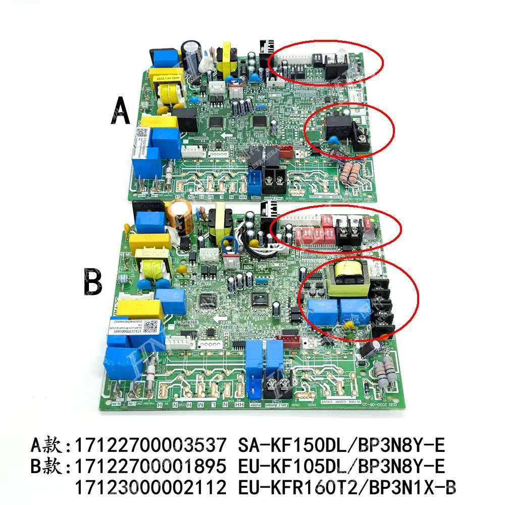 New for Midea air conditioning motherboard 17123000002112 EU-KFR160T2/BP3N1X-B 17122700003537 17122700001895
New for Midea air conditioning motherboard 17123000002112 EU-KFR160T2/BP3N1X-B 17122700003537 17122700001895