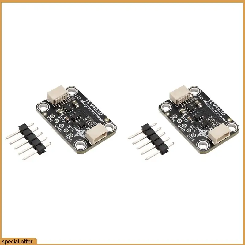 A68Z 2X TLV493D Трехосевой модуль магнитометра, совместимый с STEMMA QT Qwiic
A68Z 2X TLV493D Трехосевой модуль магнитометра, совместимый с STEMMA QT Qwiic