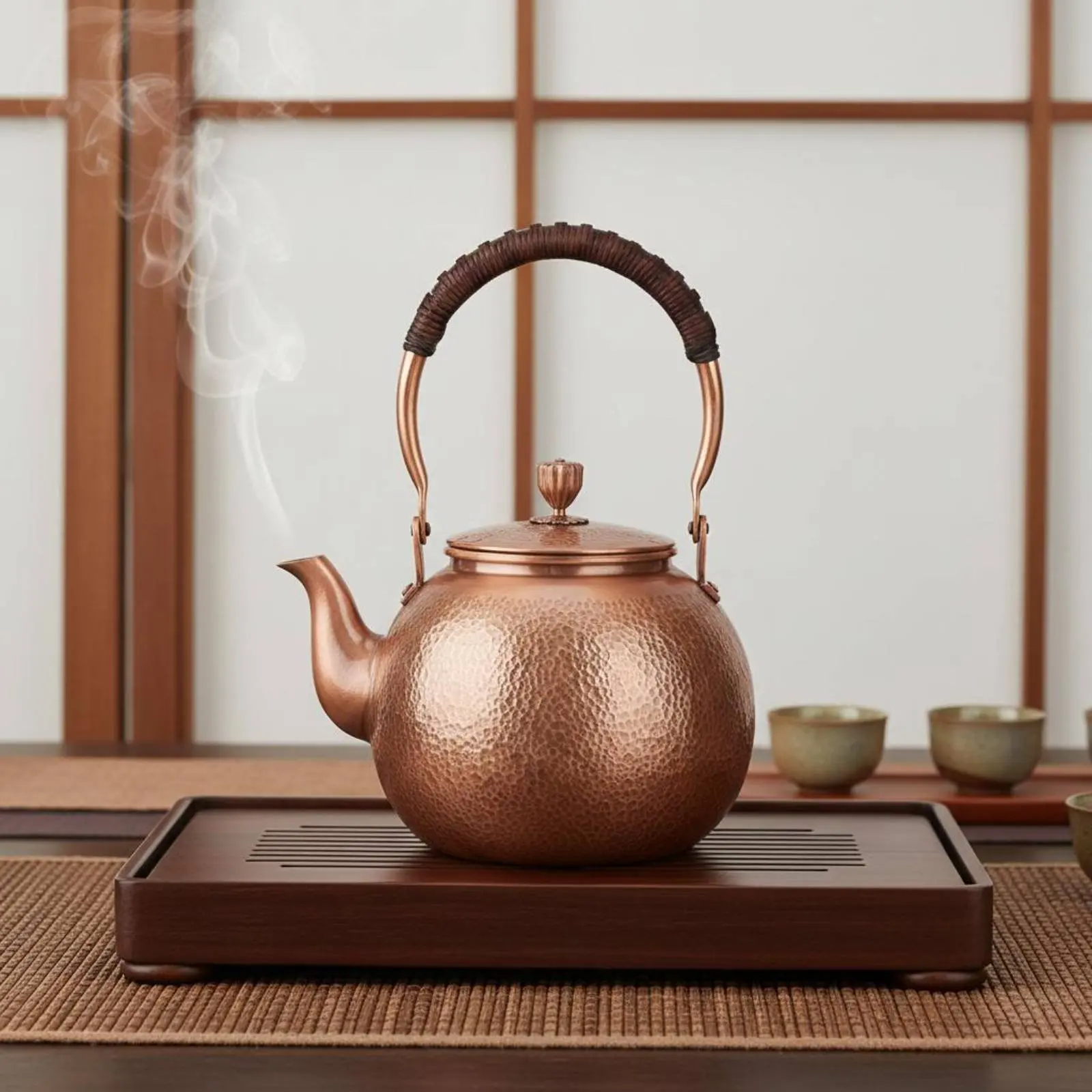 Chinese Design Copper Kettle Uniform Heat Conduction Kitchenware for Collectors, Home Decor
Chinese Design Copper Kettle Uniform Heat Conduction Kitchenware for Collectors, Home Decor