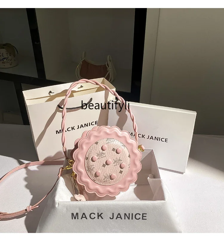 Special-Interest Design Girlish Style Printing Small round Shoulder Bag Women's Autumn and Winter New Underarm Bag
Special-Interest Design Girlish Style Printing Small round Shoulder Bag Women's Autumn and Winter New Underarm Bag