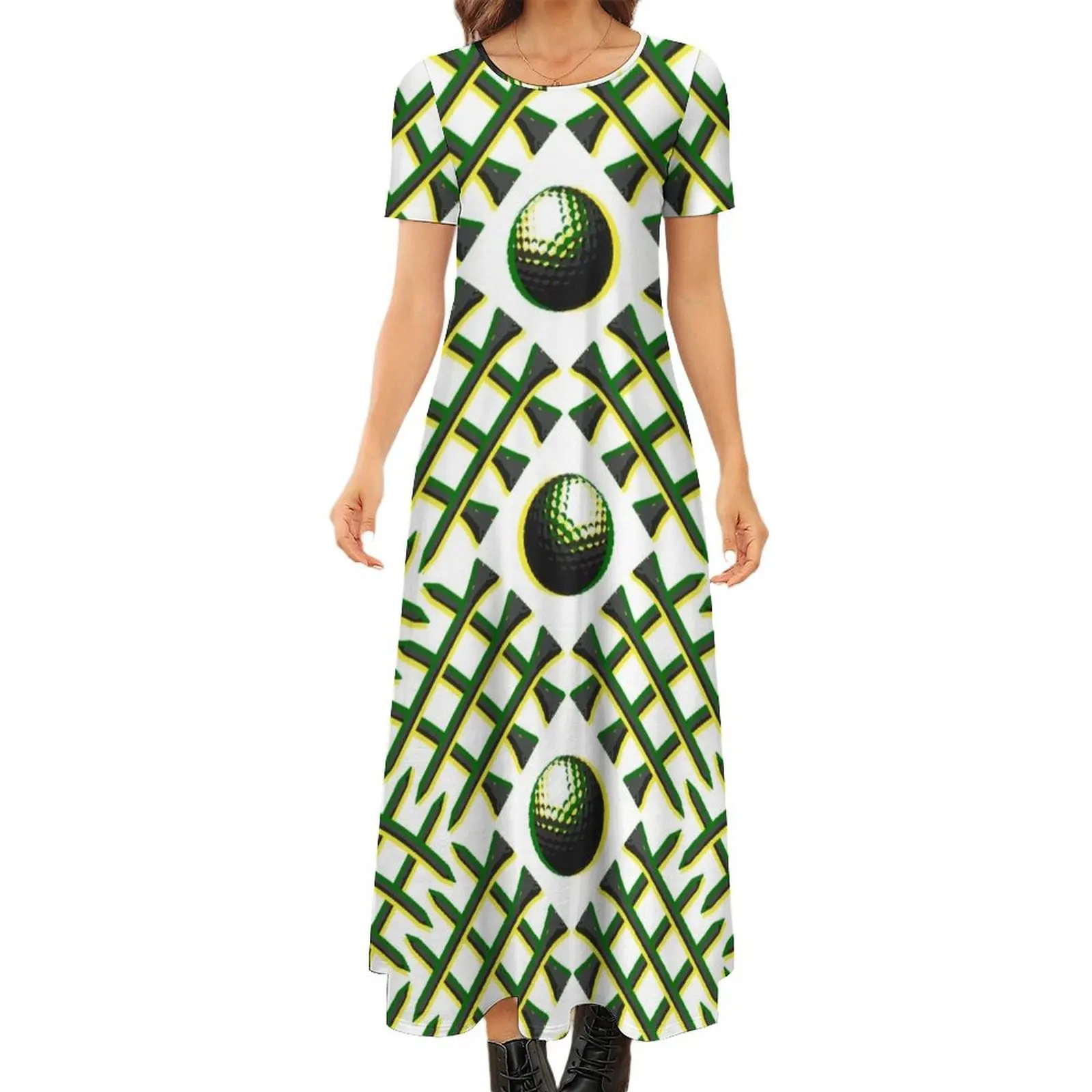 Going to the Masters Round Neck Short Sleeve Dress Dress woman party dress women elegant luxury Party dresses for women
Going to the Masters Round Neck Short Sleeve Dress Dress woman party dress women elegant luxury Party dresses for women