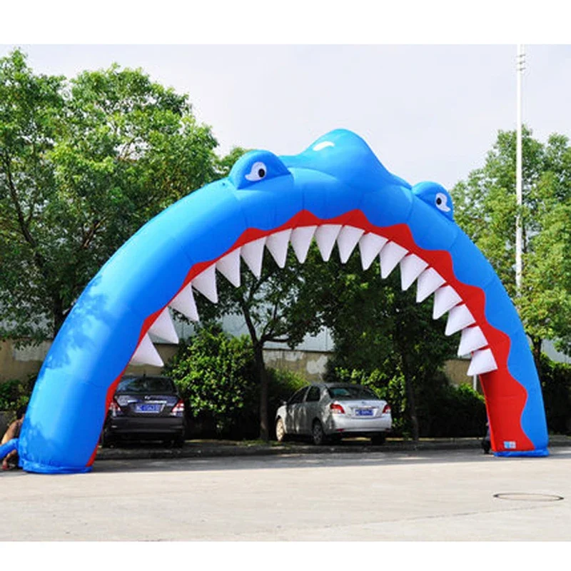 wholesale inflatable shark arch Airblown entrance balloon for festival party decoration
wholesale inflatable shark arch Airblown entrance balloon for festival party decoration
