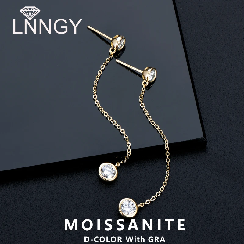 Сертифицированные Lnngy GRA D0.80CT D1.30CT серьги-капли с муассанитом, серебро 925 пробы, серьги с кисточками для женщин, подарок
Сертифицированные Lnngy GRA D0.80CT D1.30CT серьги-капли с муассанитом, серебро 925 пробы, серьги с кисточками для женщин, подарок