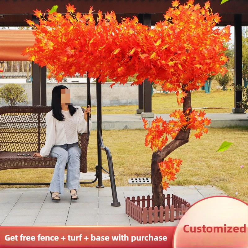 Artificial tree fake maple tree shopping mall garden decoration wishing tree indoor and outdoor landscaping red maple
Artificial tree fake maple tree shopping mall garden decoration wishing tree indoor and outdoor landscaping red maple