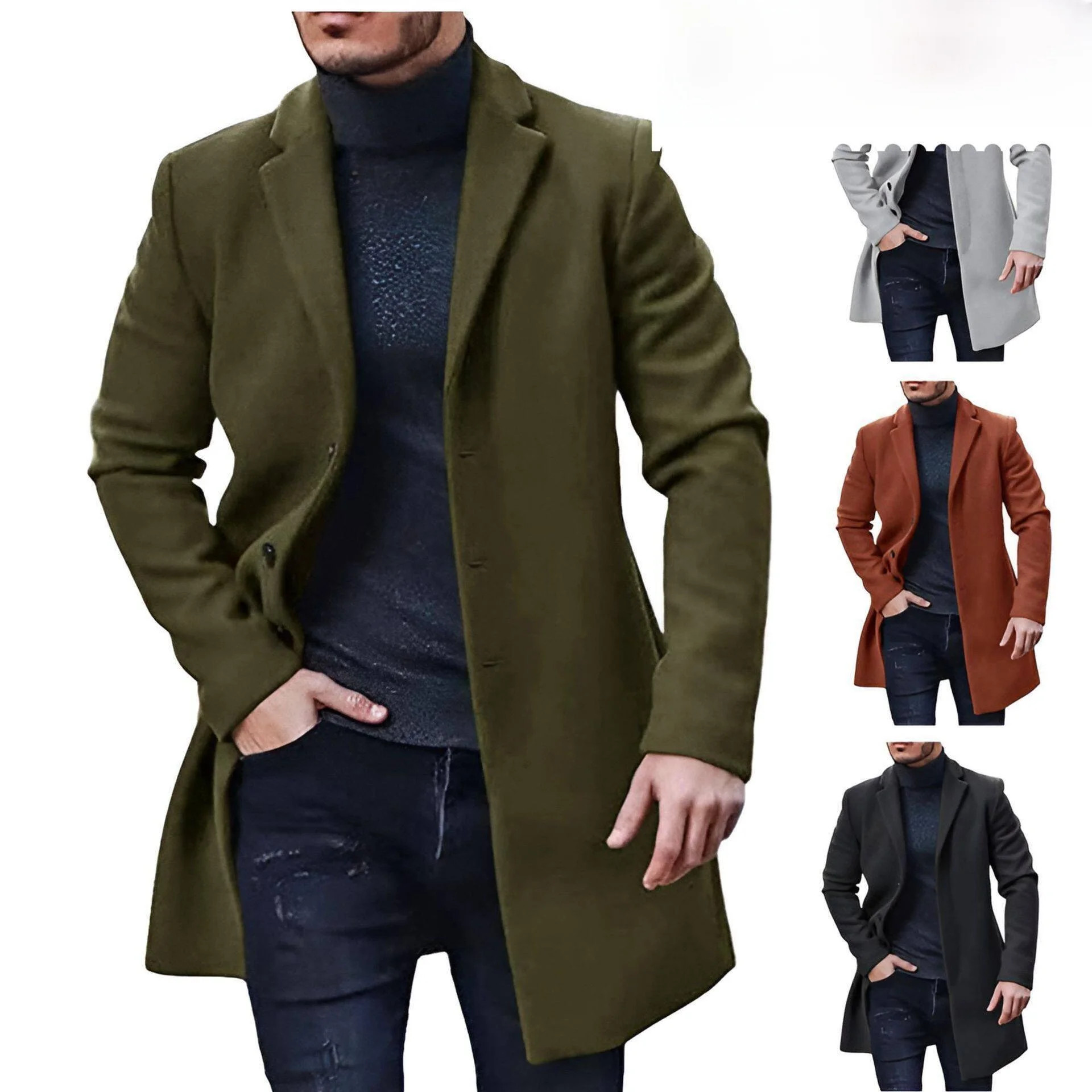 European Size Woolen Coat Children's Fashion Urban Style Long Coat Multiple Colors And Sizes Available with Pockets And Singl...
European Size Woolen Coat Children's Fashion Urban Style Long Coat Multiple Colors And Sizes Available with Pockets And Singl...