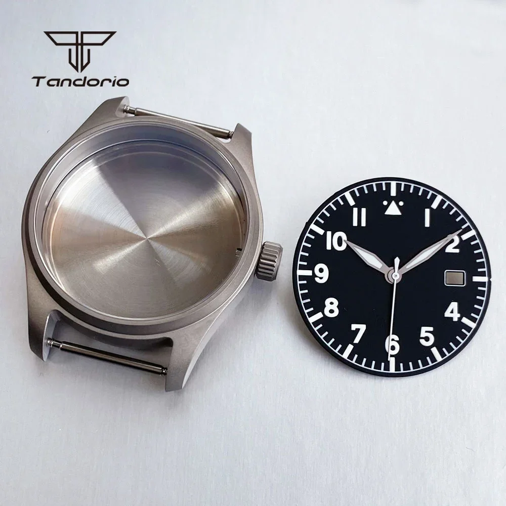 Titanium 39mm Pilot Watch Case Dial Hands Set Sapphire 20BAR Screw Crown Fit NH35 NH36 Men Dive Wristwatch Mod Accessories
Titanium 39mm Pilot Watch Case Dial Hands Set Sapphire 20BAR Screw Crown Fit NH35 NH36 Men Dive Wristwatch Mod Accessories
