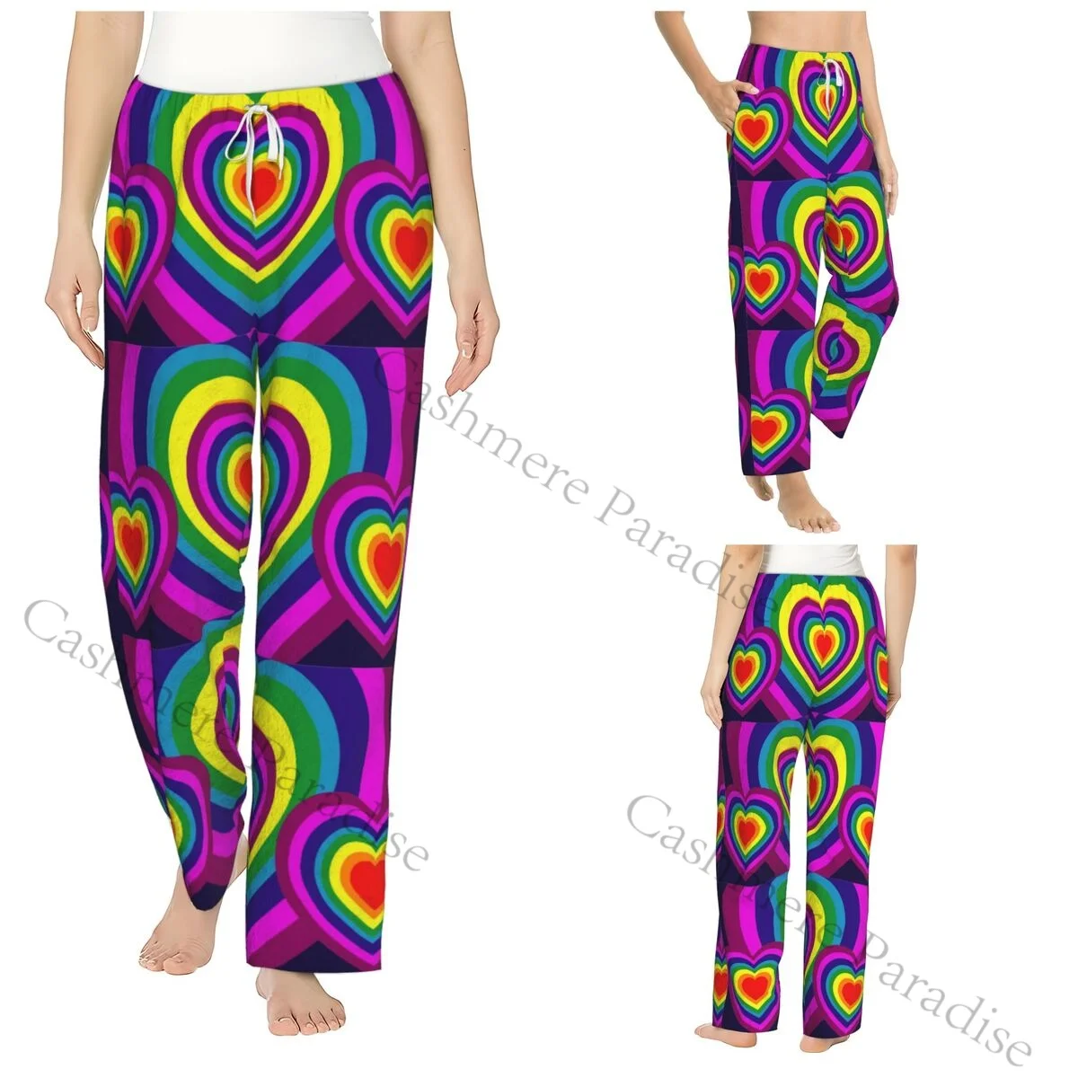 Gay Pride Rainbow Flannel Pajama Pants for Women Soft Warm Sleep Pants with Elastic Waistband
Gay Pride Rainbow Flannel Pajama Pants for Women Soft Warm Sleep Pants with Elastic Waistband