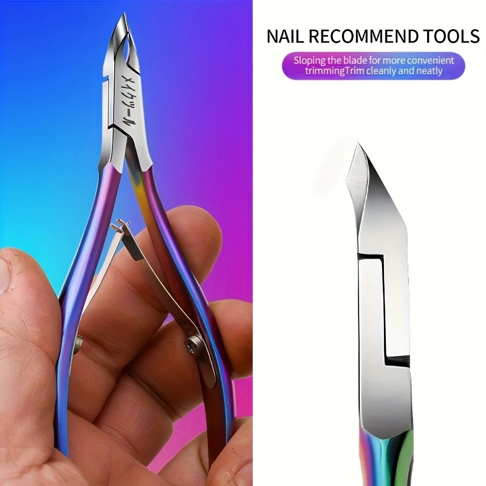Cuticle Trimmer and Nipper, Professional Stainless Steel Cuticle Remover for Nail and Toenail Pedicure Tools
Cuticle Trimmer and Nipper, Professional Stainless Steel Cuticle Remover for Nail and Toenail Pedicure Tools