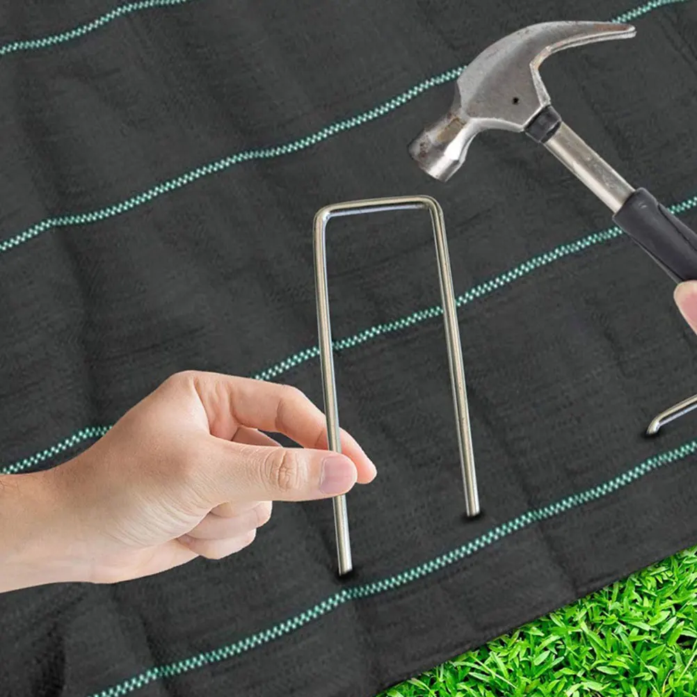 50 Pcs Artificial Grass Nails U shaped Steel Pegs Strong Hardness Sod Stakes Garden Accessories L Staples Turf Fasteners
50 Pcs Artificial Grass Nails U shaped Steel Pegs Strong Hardness Sod Stakes Garden Accessories L Staples Turf Fasteners