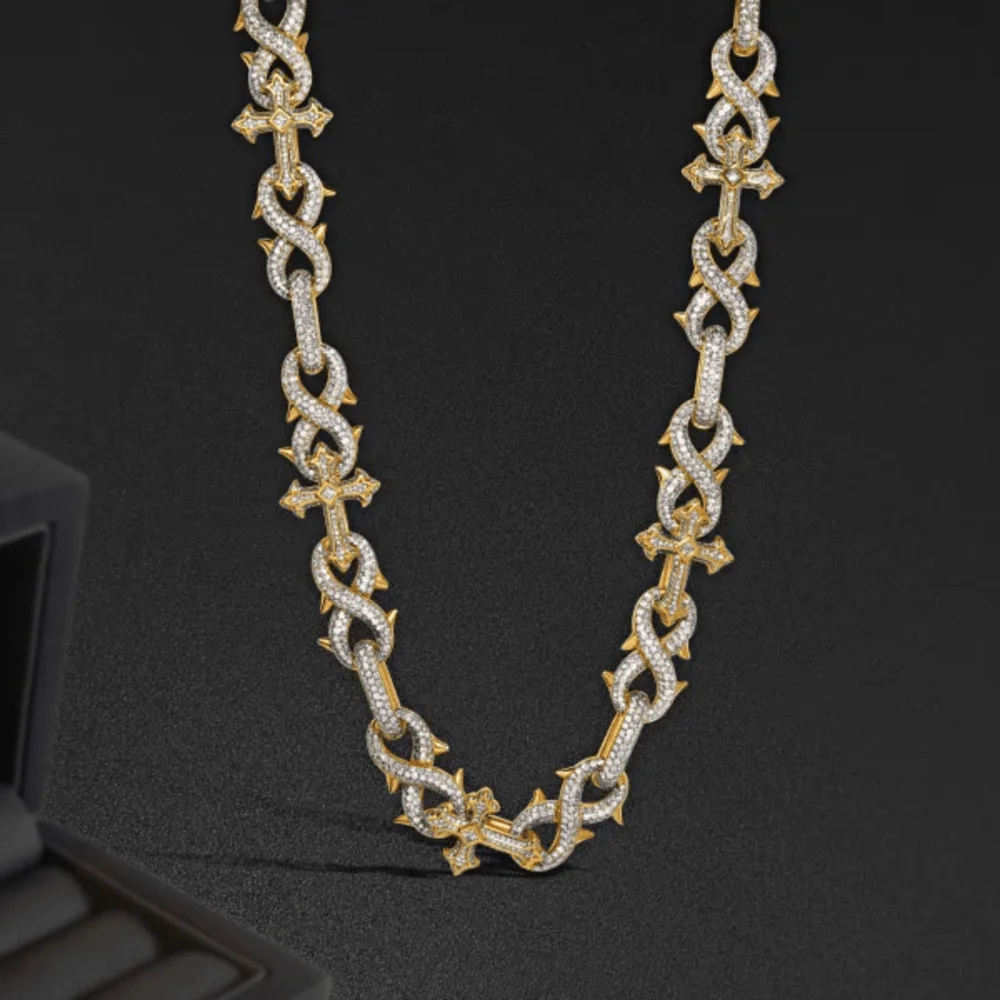 Best Price 925 Sterling Silver Customized Iced out Diamond New Fashion Rope with White Diamonds Unisex Hip Hop Style Chain
Best Price 925 Sterling Silver Customized Iced out Diamond New Fashion Rope with White Diamonds Unisex Hip Hop Style Chain