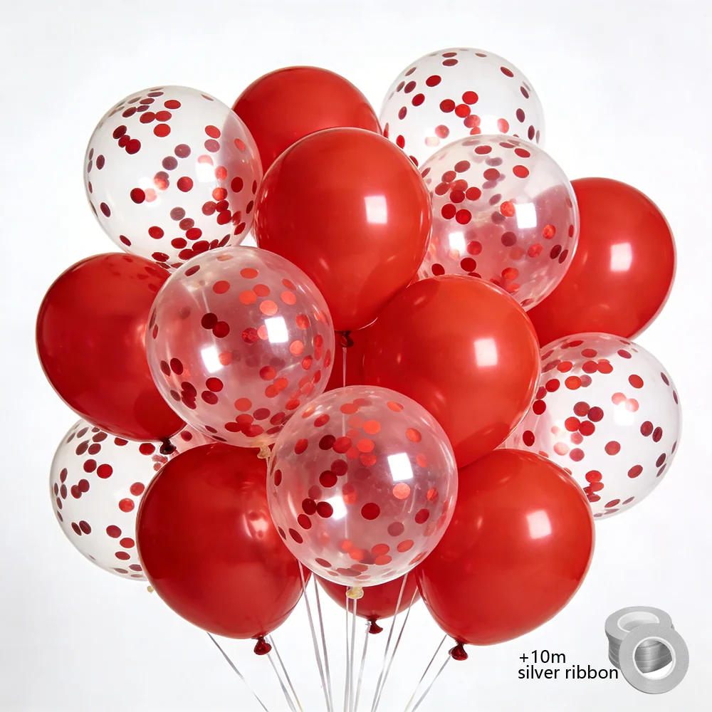 50pcs 12inch Confetti Balloon Set for Wedding Party Birthday Festivals Decoration Black Red Blue Purple Green Lemon Balloons
50pcs 12inch Confetti Balloon Set for Wedding Party Birthday Festivals Decoration Black Red Blue Purple Green Lemon Balloons