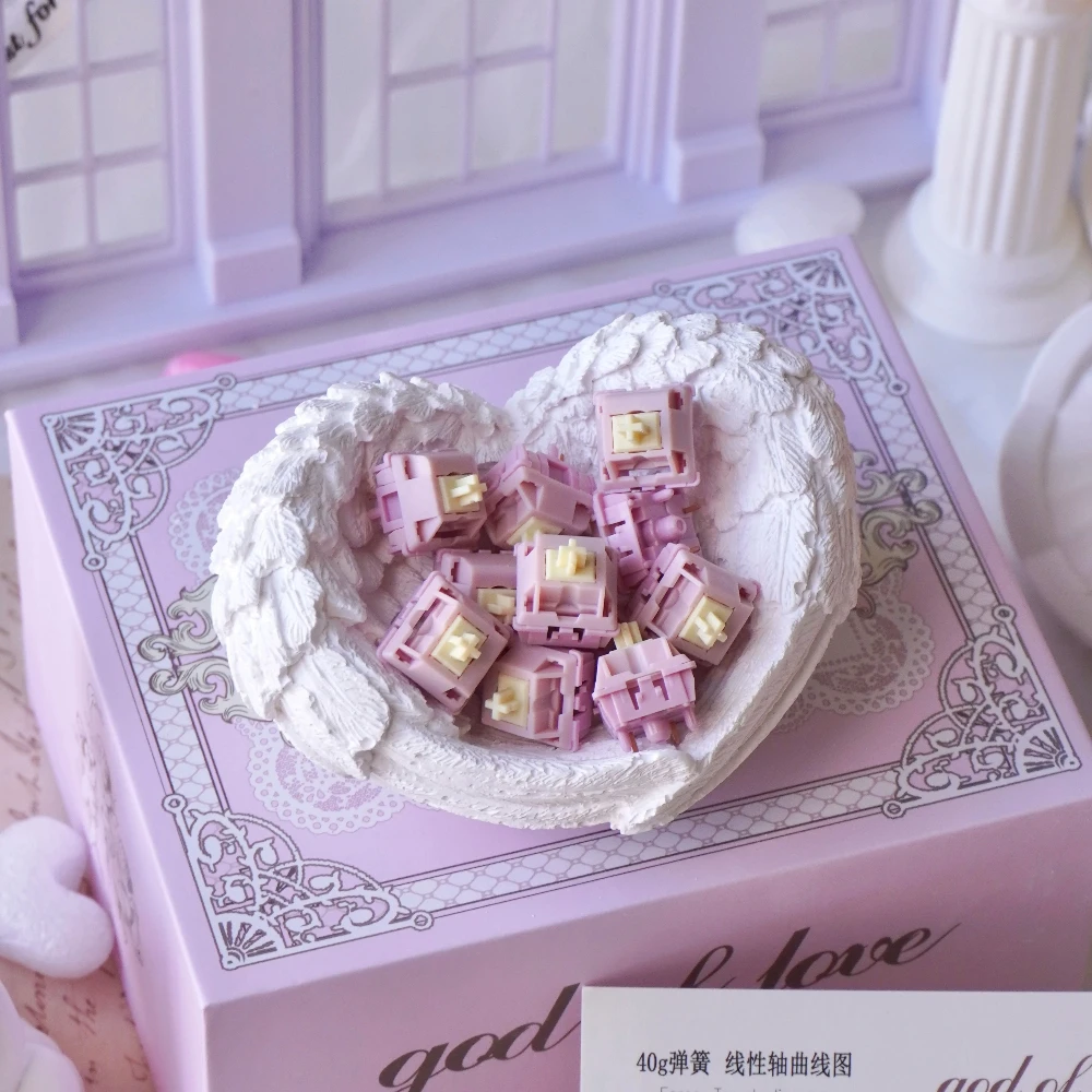 Механические переключатели God of Love Switch Custom Pink Smooth Linear MX, 40г/33г, для клавиатур, 70/90/110 шт., осевые
Механические переключатели God of Love Switch Custom Pink Smooth Linear MX, 40г/33г, для клавиатур, 70/90/110 шт., осевые