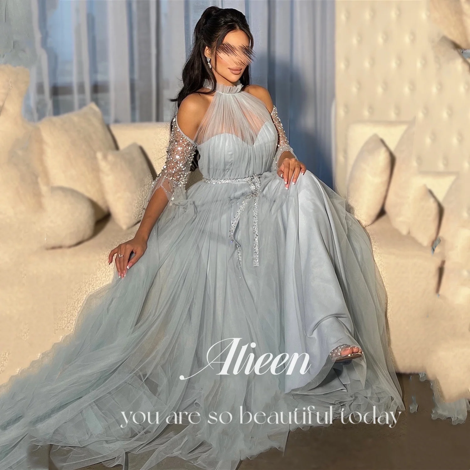 Aileen فساتين سهرة Dresses Gala A-line Women's Prom Dress 2025 Grey Customized Vestidos De Festa Wedding Party Dresses Evening
Aileen فساتين سهرة Dresses Gala A-line Women's Prom Dress 2025 Grey Customized Vestidos De Festa Wedding Party Dresses Evening