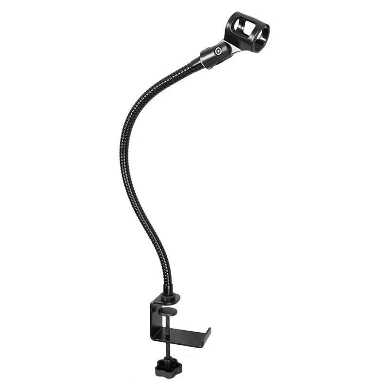 Yinyu Desktop Microphone Stand 50cm Gooseneck with 3/8" Thread Clip for 6cm Table Streaming Recording
Yinyu Desktop Microphone Stand 50cm Gooseneck with 3/8" Thread Clip for 6cm Table Streaming Recording