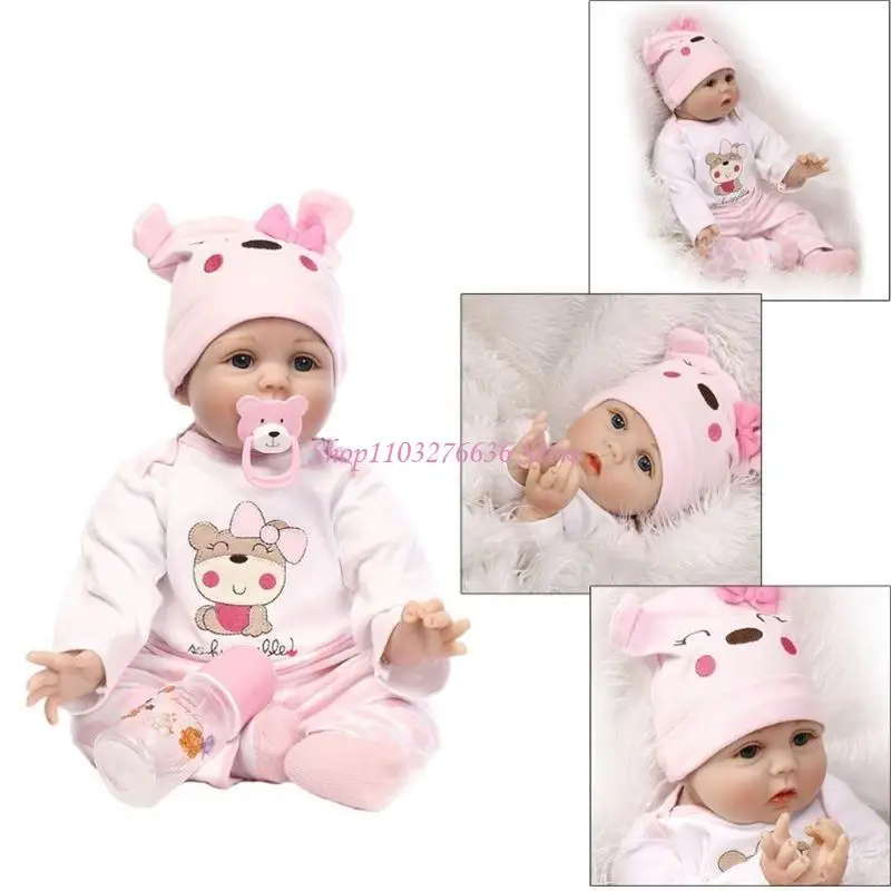 R6FD 22in Toddler Girl for Doll Handmade Soft Vinyl Infant Toy Hug Gi
R6FD 22in Toddler Girl for Doll Handmade Soft Vinyl Infant Toy Hug Gi
