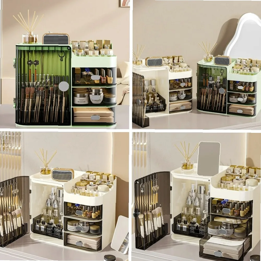 Drawer-Type Cosmetics Storage Box, Desk Organizer for Makeup, Lipstick & Facial Mask, Dressing Table Sundries Cabinet
Drawer-Type Cosmetics Storage Box, Desk Organizer for Makeup, Lipstick & Facial Mask, Dressing Table Sundries Cabinet