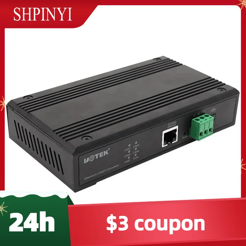 Новые горячие продажи 10 м/100 м Ethernet на 4 порта CANBUS-FD преобразователь протокола CAN2.0 CANFD протоколы адаптер RJ-45 UT-6504-FD
Новые горячие продажи 10 м/100 м Ethernet на 4 порта CANBUS-FD преобразователь протокола CAN2.0 CANFD протоколы адаптер RJ-45 UT-6504-FD