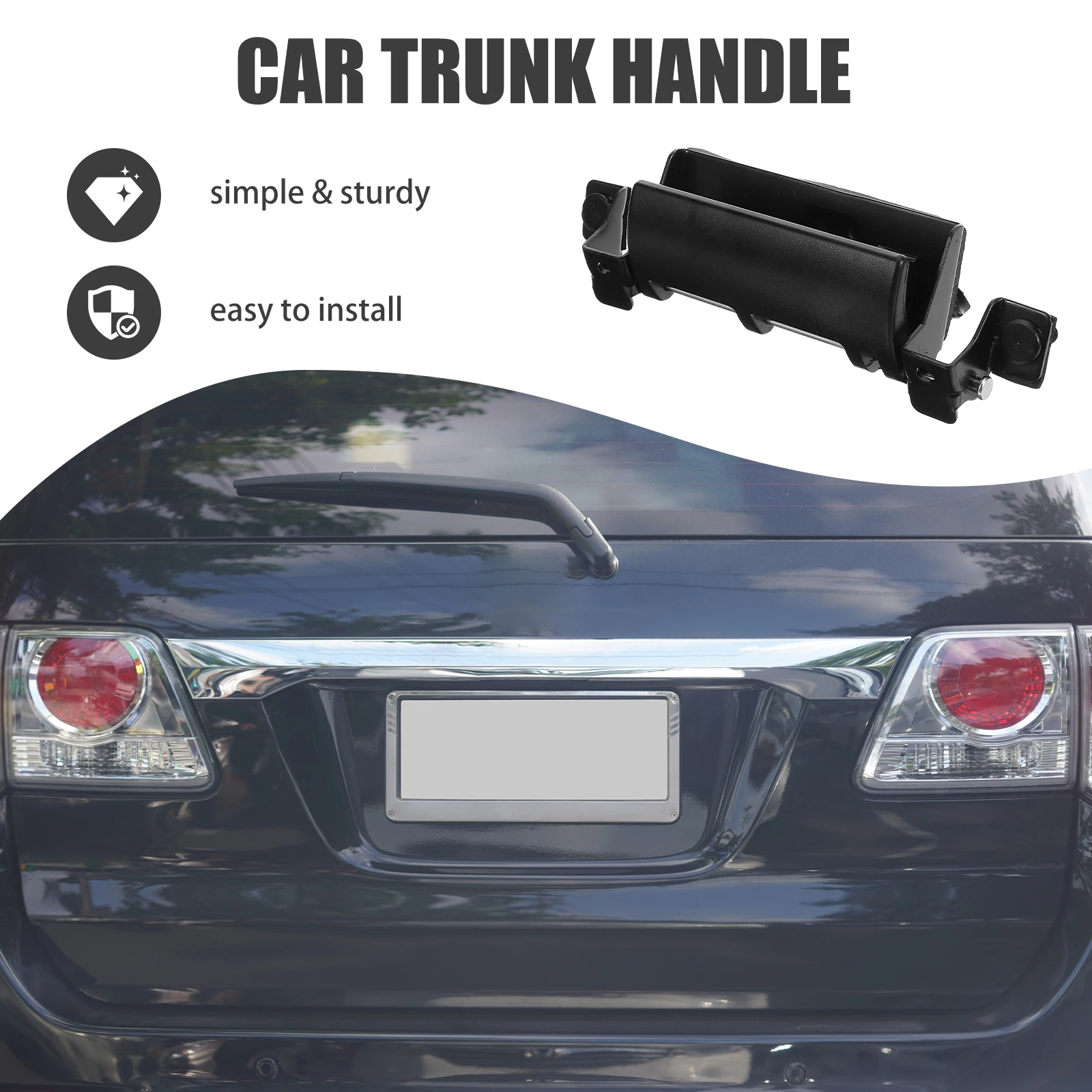 Car Trunk Handle Rear Door Handle Durable Sturdy Replacement Automotive Vehicle Trunk Latch Easy Install Rear Hatch Latch
Car Trunk Handle Rear Door Handle Durable Sturdy Replacement Automotive Vehicle Trunk Latch Easy Install Rear Hatch Latch