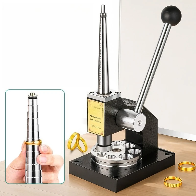 Professional ring size adjustment tool, adjustable ring expander, and size reducer suitable for gold and silver rings
Professional ring size adjustment tool, adjustable ring expander, and size reducer suitable for gold and silver rings