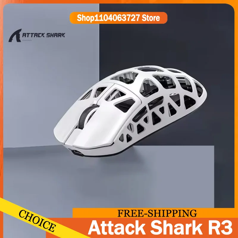 Attack Shark R3 Magnesium Alloy Mouse Lightweight PAW3395 Tri Mode Bluetooth Wireless Game 4K 8K E-Sports Mouse Office Gamer
Attack Shark R3 Magnesium Alloy Mouse Lightweight PAW3395 Tri Mode Bluetooth Wireless Game 4K 8K E-Sports Mouse Office Gamer