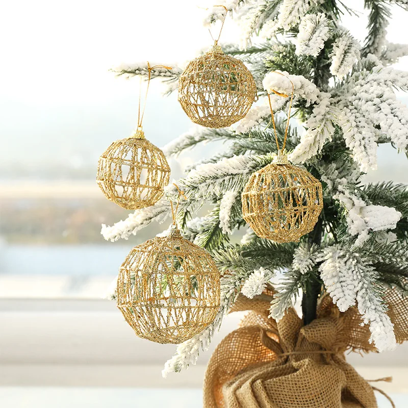 6/8cm Iron Gold Dust Christmas Balls Set Christmas Decoration Christmas Tree Hanging Ambience Decoration Decoration Supplies
6/8cm Iron Gold Dust Christmas Balls Set Christmas Decoration Christmas Tree Hanging Ambience Decoration Decoration Supplies