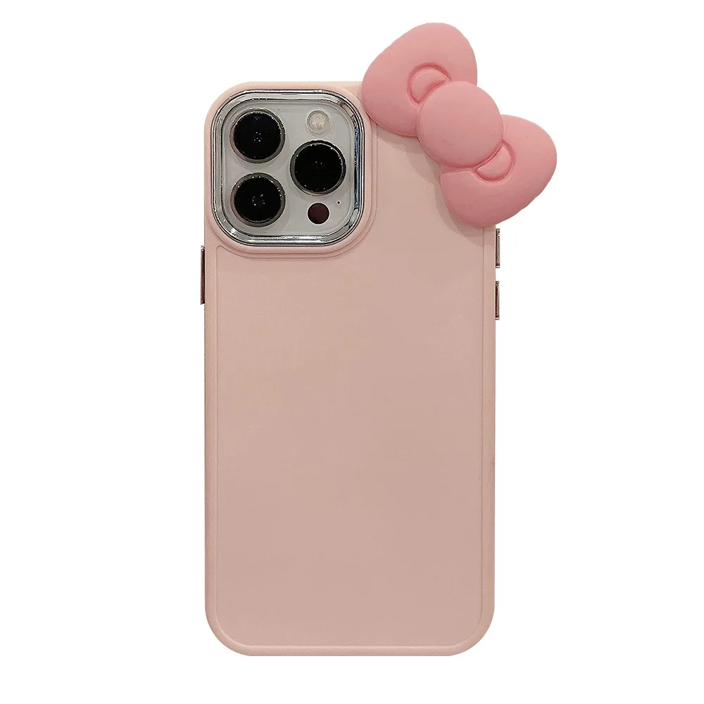 Cute pink bow suitable for iPhone 15 and for Apple 16 phone cases, 3D silicone 14promax suitable for 12 sets
Cute pink bow suitable for iPhone 15 and for Apple 16 phone cases, 3D silicone 14promax suitable for 12 sets