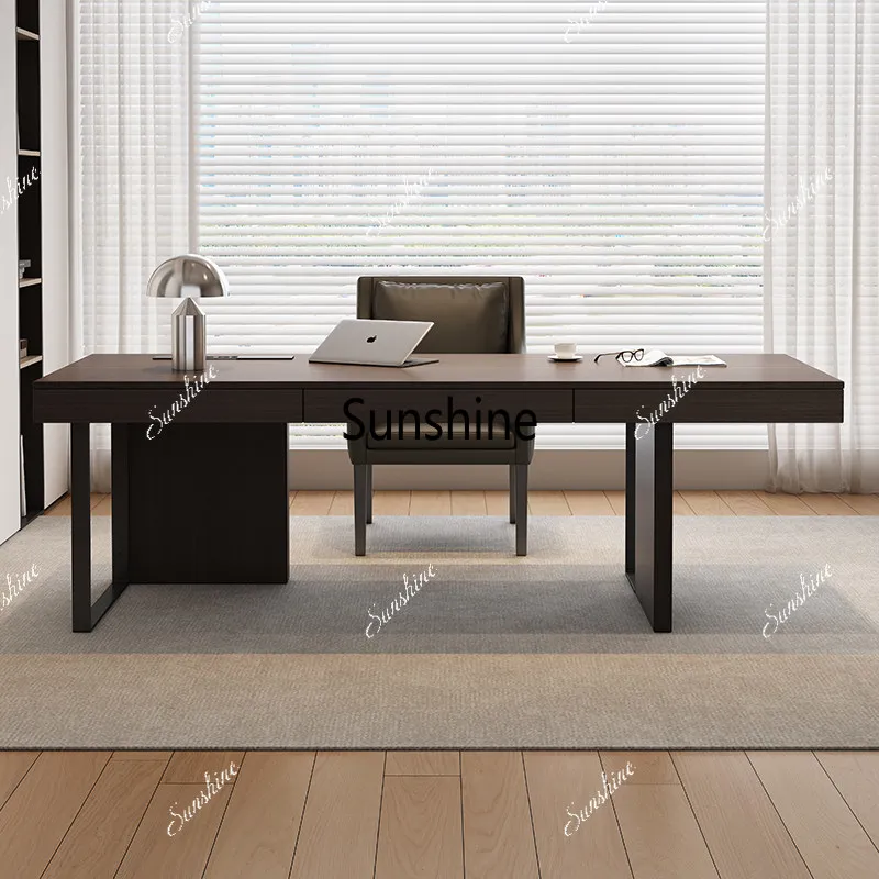 Italian minimalist desk light luxury modern home, high-end solid wood
Italian minimalist desk light luxury modern home, high-end solid wood