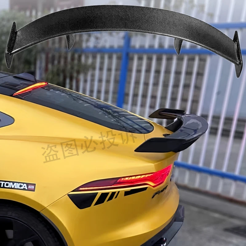 For Jaguar F-TYPE spoiler 2014-2018 car rear trunk lip wing spoiler FRP high-quality carbon fiber rear trunk spoiler wing
For Jaguar F-TYPE spoiler 2014-2018 car rear trunk lip wing spoiler FRP high-quality carbon fiber rear trunk spoiler wing