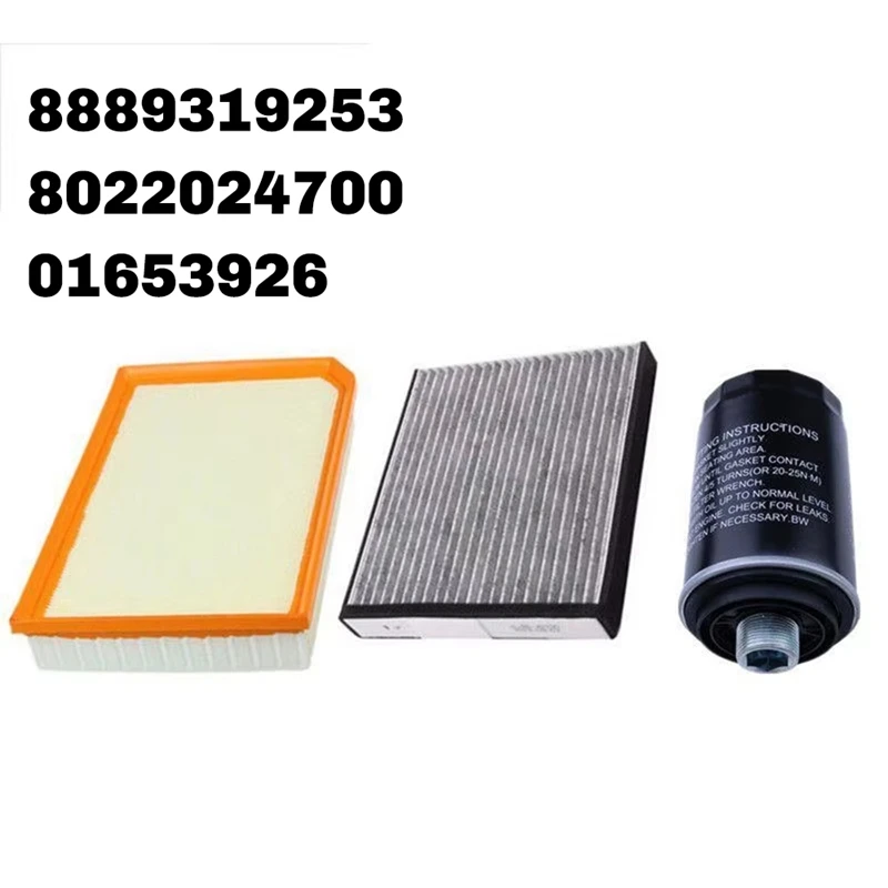 8889319253 Air Filter, 8022024700 Cabin Air Filter, 01653926 Oil Filter For Geely Jiaji Geely VF11 NL-3 2020-2023
8889319253 Air Filter, 8022024700 Cabin Air Filter, 01653926 Oil Filter For Geely Jiaji Geely VF11 NL-3 2020-2023
