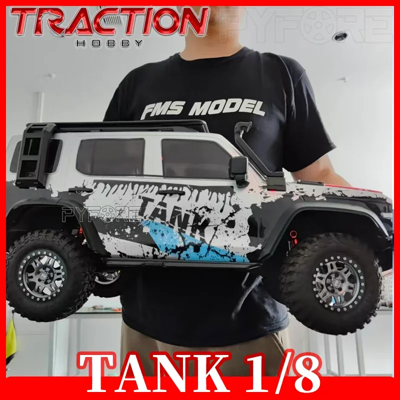 TRACTION Hobby TANK300 1/8 Rc Crawler RTR Electric Off-Road Model Car - 3rd Anniversary Edition for Adults and children
TRACTION Hobby TANK300 1/8 Rc Crawler RTR Electric Off-Road Model Car - 3rd Anniversary Edition for Adults and children