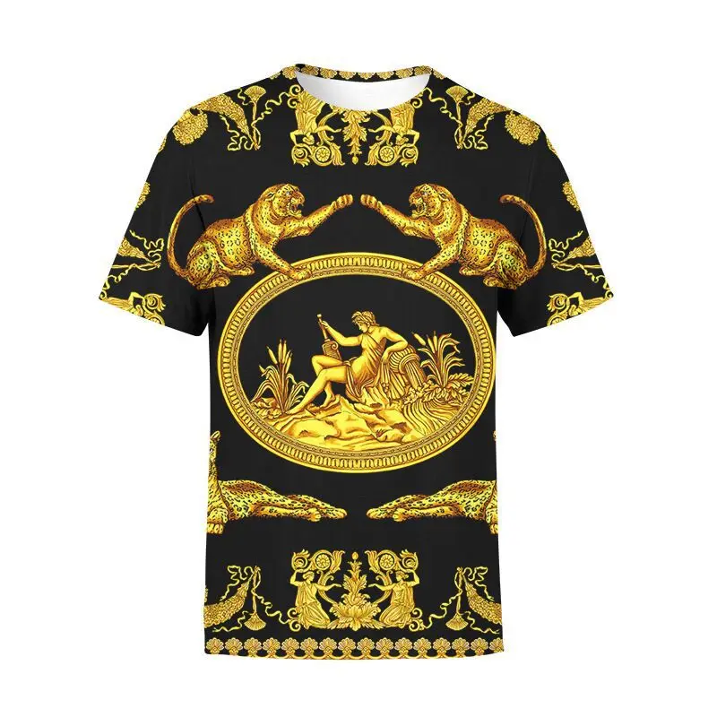 Funny 3D Luxury Print T Shirt for Men Hip Hop Trend Harajuku Streetwear Summer Outdoor Sports Short Sleeve Tops Loose O-neck Tee
Funny 3D Luxury Print T Shirt for Men Hip Hop Trend Harajuku Streetwear Summer Outdoor Sports Short Sleeve Tops Loose O-neck Tee