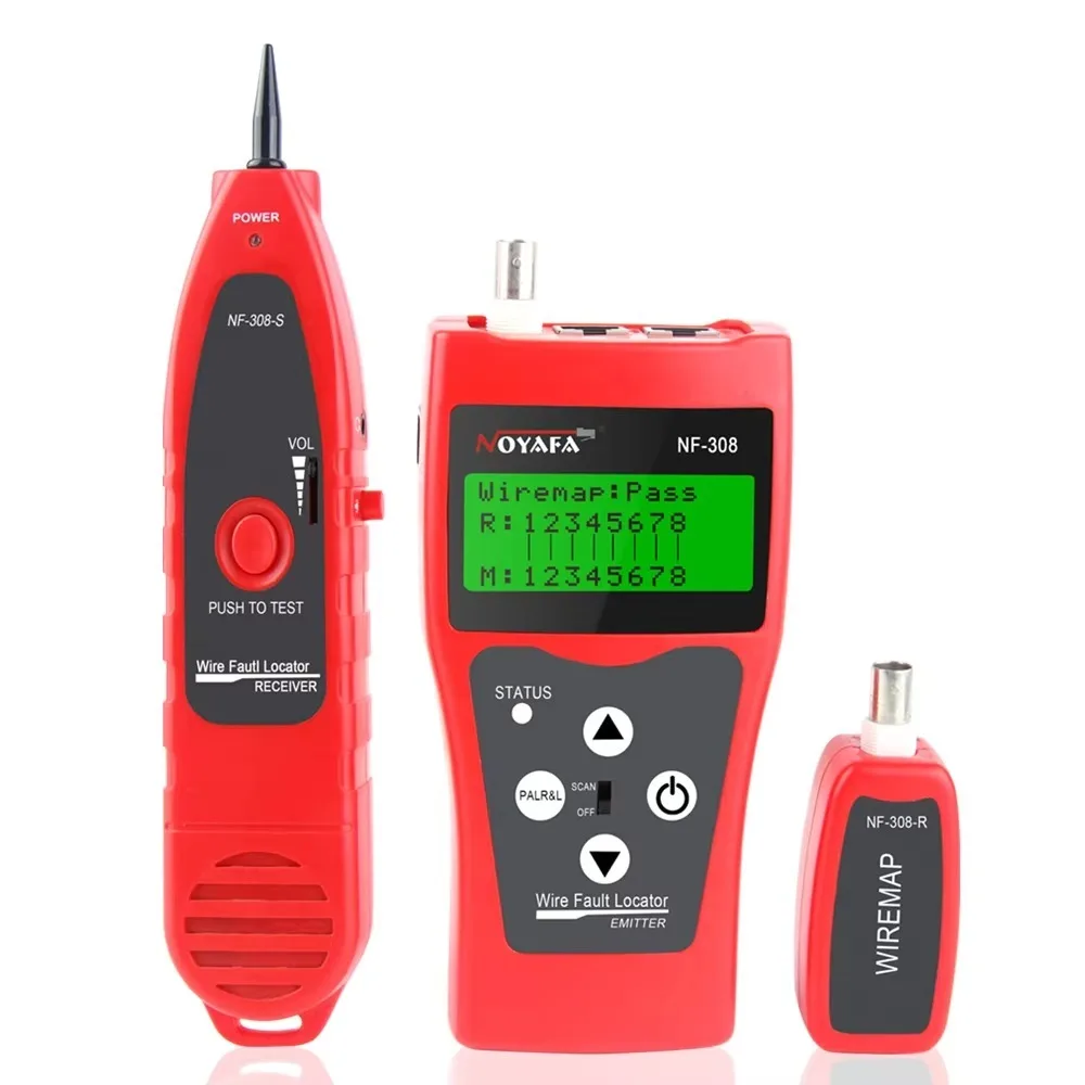 NOTAFA NF-308 LAN Cable Fault Locator Length Tester
NOTAFA NF-308 LAN Cable Fault Locator Length Tester