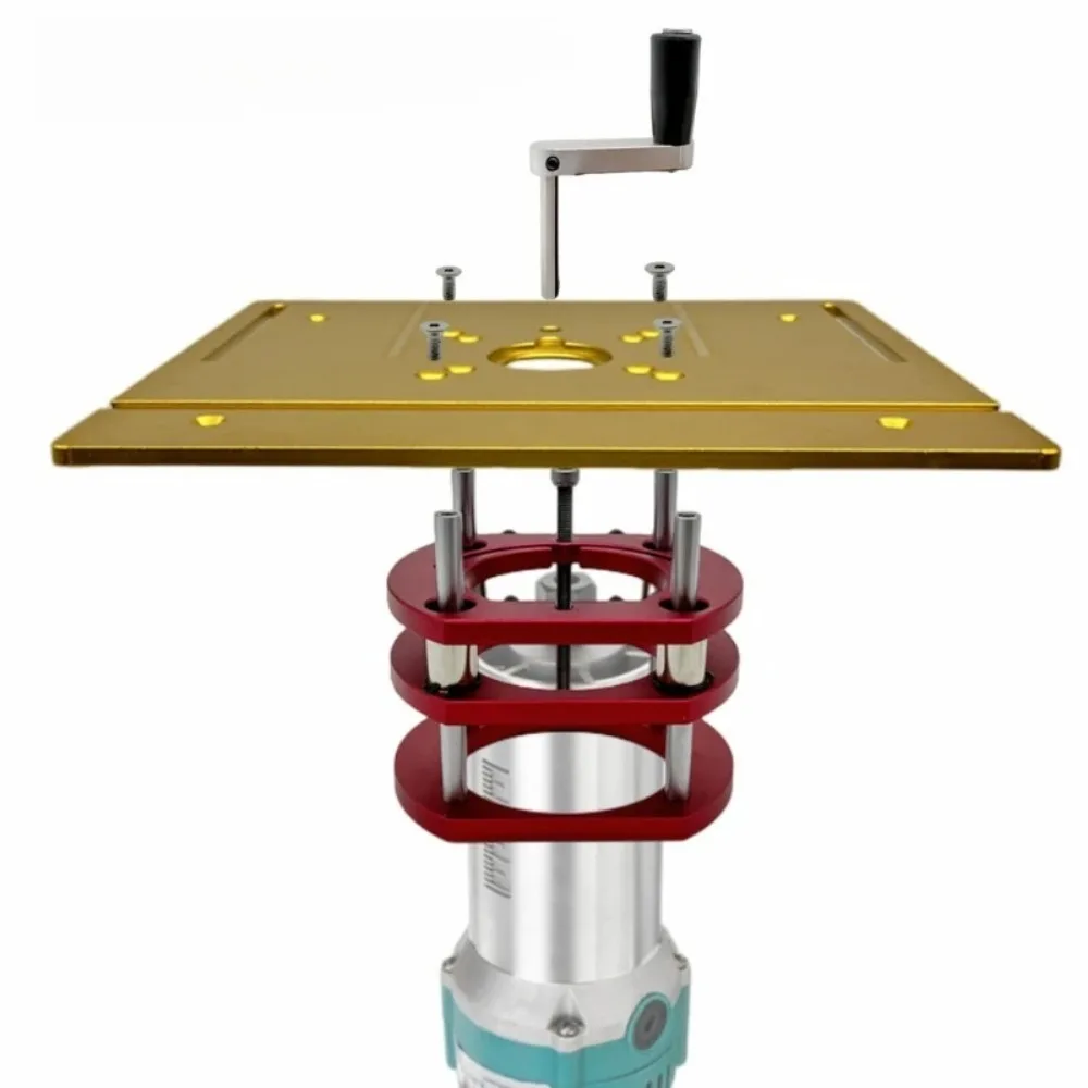 New Aluminum Alloy Stainless Steel Tools 4 Jaw Clamping Router Table Lifting System Base Router Table Base Router Base Tools
New Aluminum Alloy Stainless Steel Tools 4 Jaw Clamping Router Table Lifting System Base Router Table Base Router Base Tools