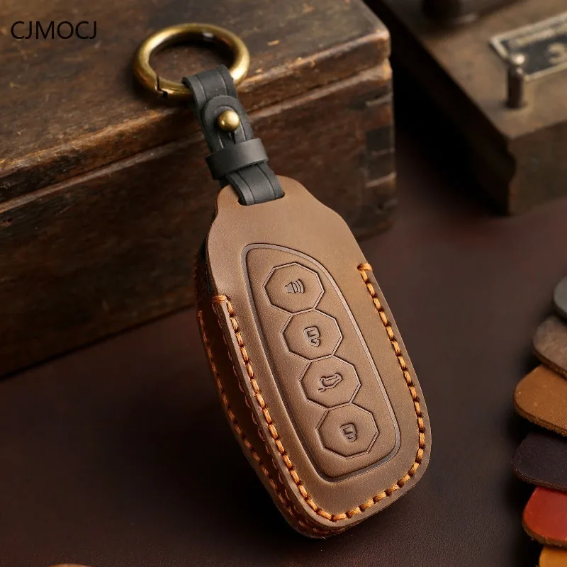 Premium Genuine Leather Key Cover Case for Haval 2nd Gen Big Dog / Shenshou / Cool Dog / Xiaolong MAX (2023) - Key Fob Shell
Premium Genuine Leather Key Cover Case for Haval 2nd Gen Big Dog / Shenshou / Cool Dog / Xiaolong MAX (2023) - Key Fob Shell