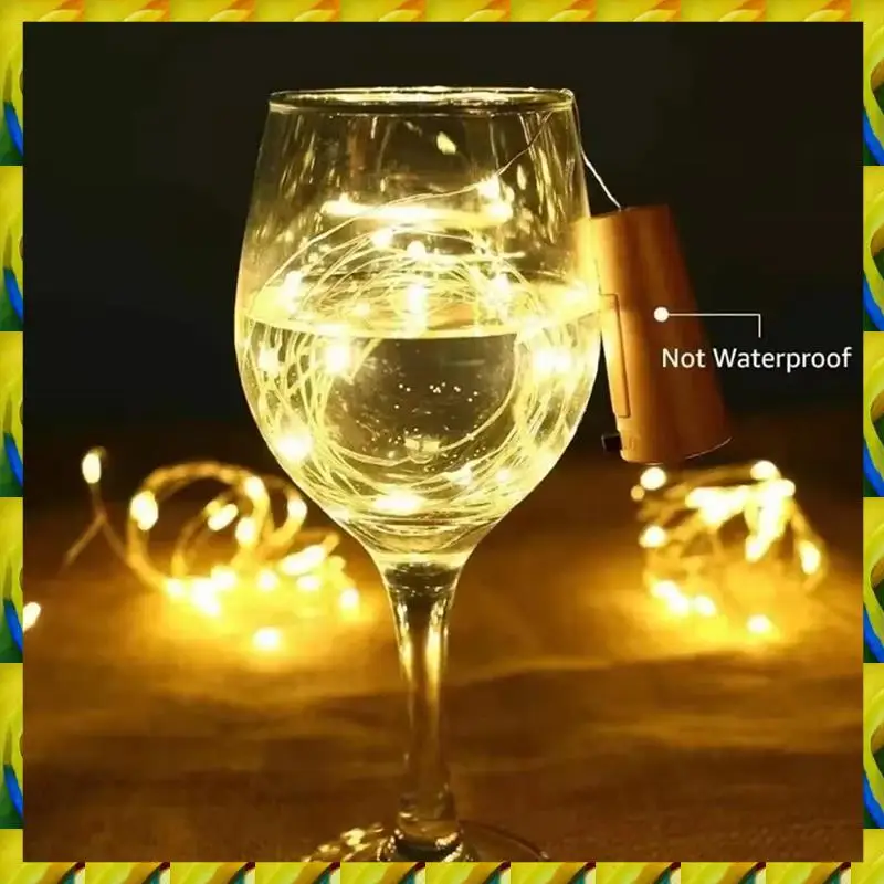 WFF Bulk 10Pcs Solar Wine Bottle Cork Lights 10LED String Decoration For Wedding And Holiday A
WFF Bulk 10Pcs Solar Wine Bottle Cork Lights 10LED String Decoration For Wedding And Holiday A