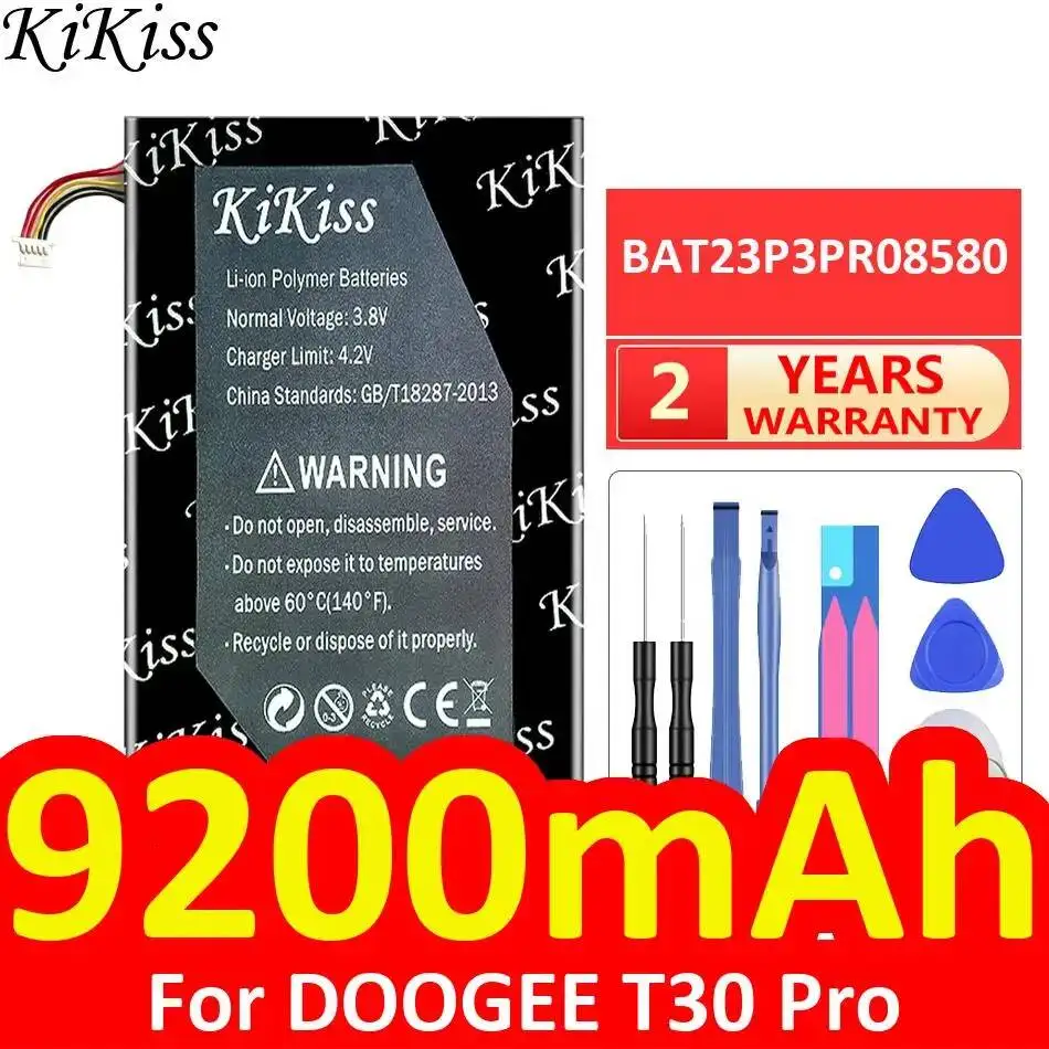 BAT23P3PR08580 Reliable Power Supply For Doogee T30 Pro Mobile Phone Battery 9200mAh
BAT23P3PR08580 Reliable Power Supply For Doogee T30 Pro Mobile Phone Battery 9200mAh