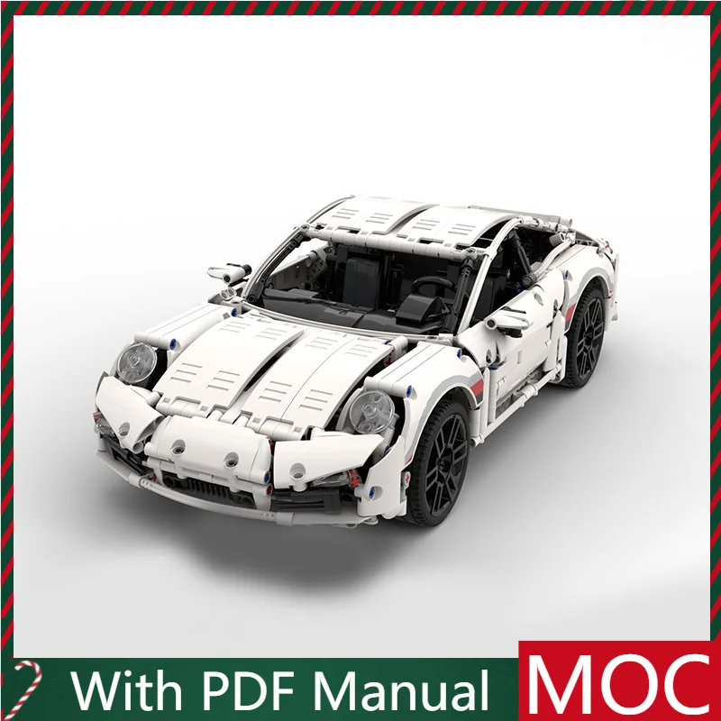 Hot Selling 1687 Parts Famous White Sports Car MOC Building Blocks Model Speed Vehicle Bricks Toys Kids & Adults Christmas Gifts
Hot Selling 1687 Parts Famous White Sports Car MOC Building Blocks Model Speed Vehicle Bricks Toys Kids & Adults Christmas Gifts