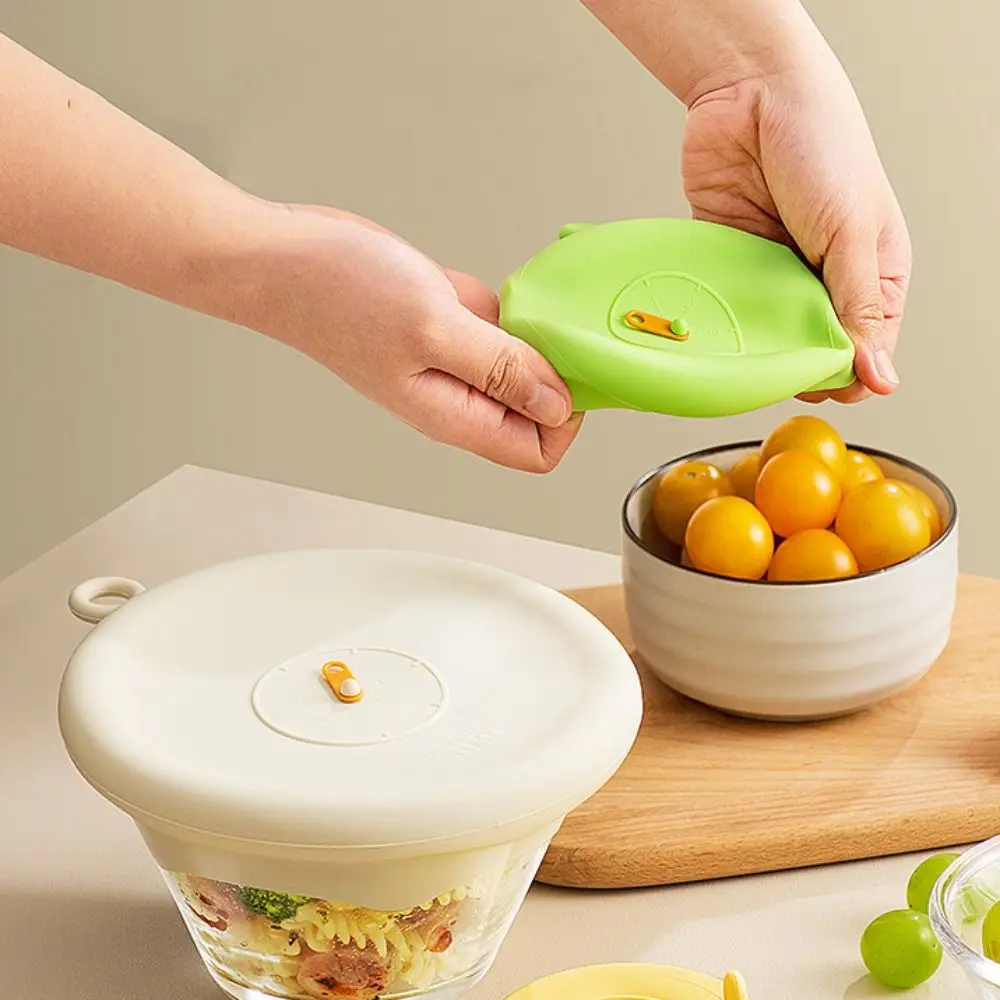Stretchable Silicone Food Sealing Lid Reusable Time Recording Silicone Caps Adjustable High-temperature Sealing Cover Fruit
Stretchable Silicone Food Sealing Lid Reusable Time Recording Silicone Caps Adjustable High-temperature Sealing Cover Fruit