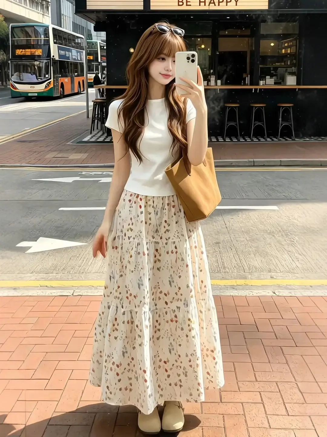 Summer Chic Floral Print Half-length Skirt And White Short-sleeved T-shirt Women's Fashion Set Breathable Medium-thick Casual...
Summer Chic Floral Print Half-length Skirt And White Short-sleeved T-shirt Women's Fashion Set Breathable Medium-thick Casual...