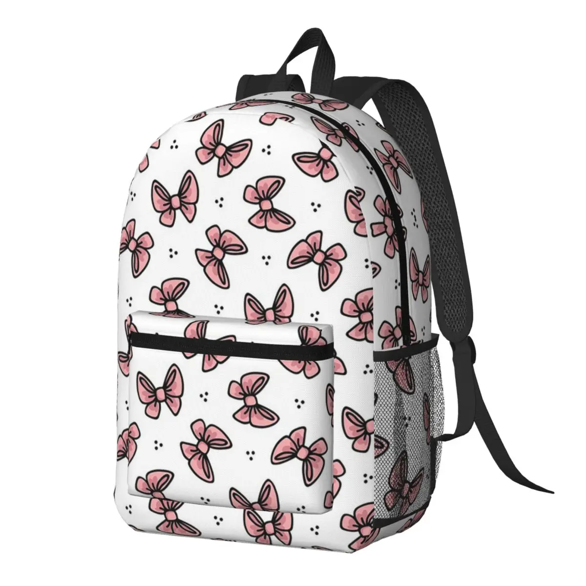 Pink Bow And Polka Dot Boho Style Backpack Daypack Large Capacity Children BookBag School Bag Shoulder Bags for Men Women
Pink Bow And Polka Dot Boho Style Backpack Daypack Large Capacity Children BookBag School Bag Shoulder Bags for Men Women