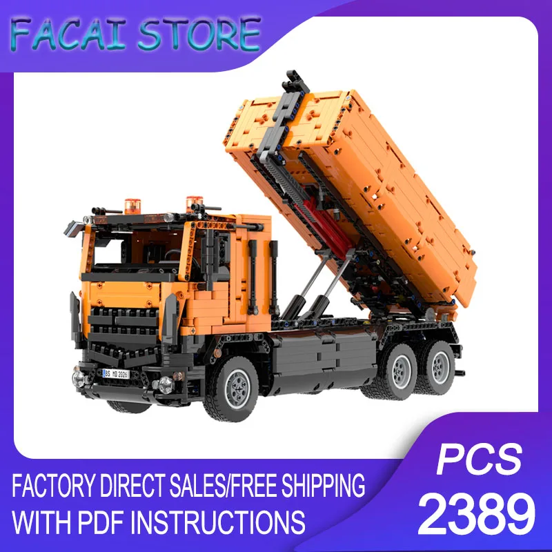 Champion Speed Cars Moc Building Bricks Modular Roll-off Tipper With RC Technology Blocks Christmas DIY Toy Construction Gifts
Champion Speed Cars Moc Building Bricks Modular Roll-off Tipper With RC Technology Blocks Christmas DIY Toy Construction Gifts